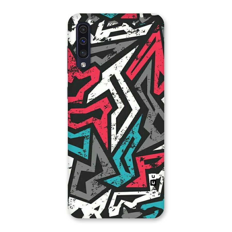 Rugged Strike Abstract Back Case for Galaxy A50