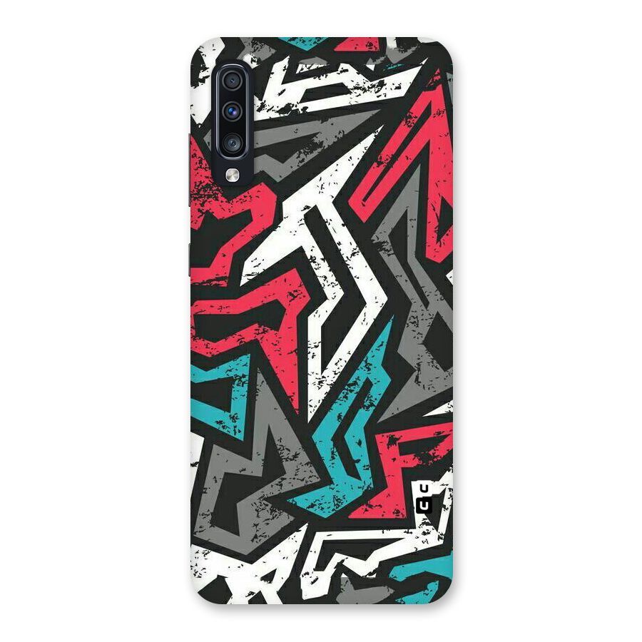 Rugged Strike Abstract Back Case for Galaxy A70