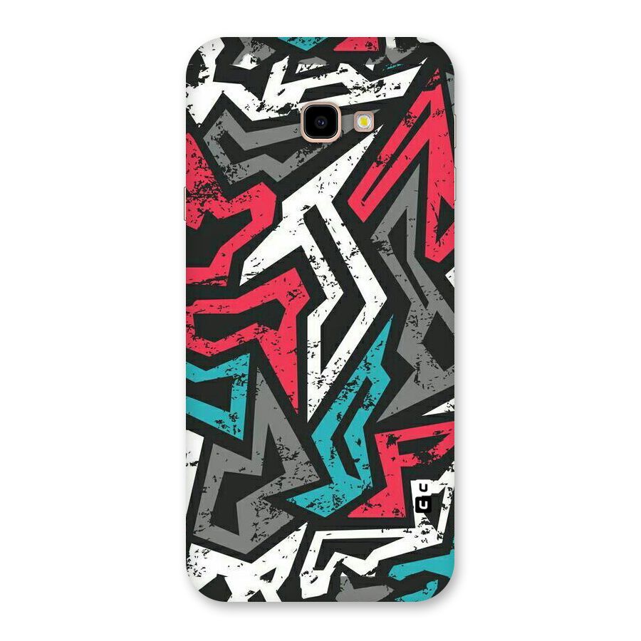 Rugged Strike Abstract Back Case for Galaxy J4 Plus
