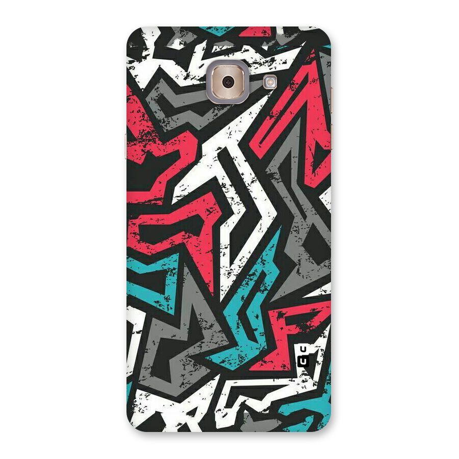 Rugged Strike Abstract Back Case for Galaxy J7 Max