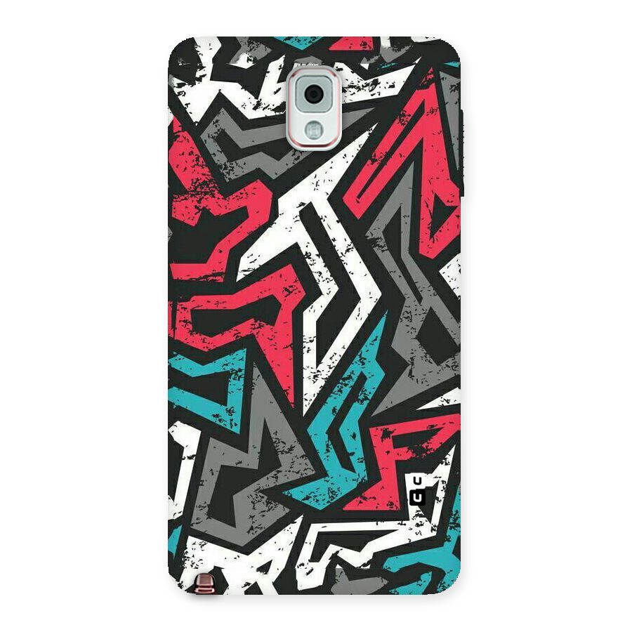 Rugged Strike Abstract Back Case for Galaxy Note 3