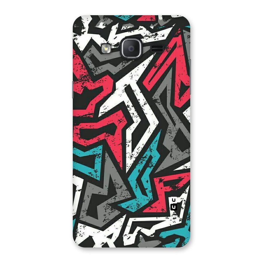 Rugged Strike Abstract Back Case for Galaxy On7 2015