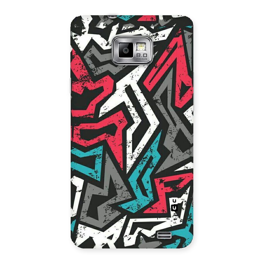 Rugged Strike Abstract Back Case for Galaxy S2