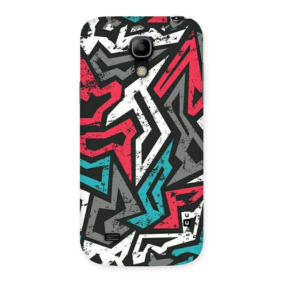 Rugged Strike Abstract Back Case for Galaxy S4 Mini