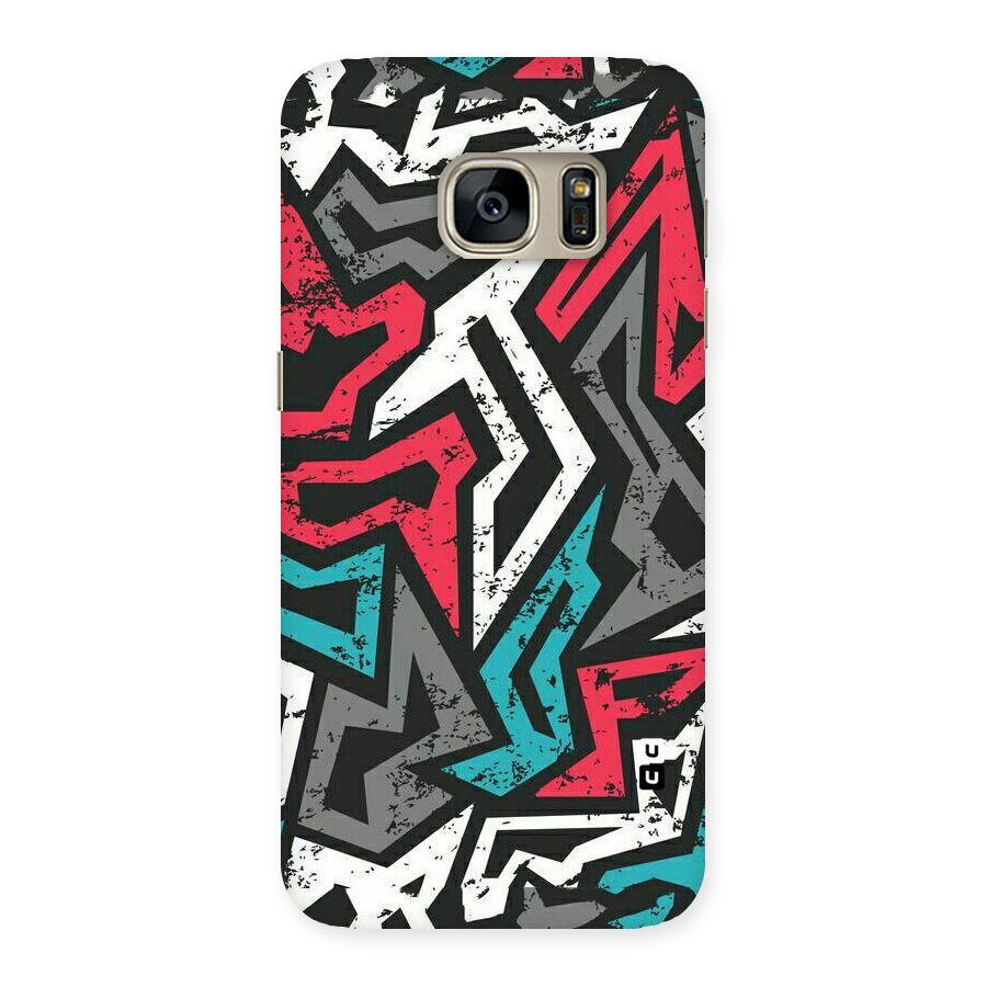 Rugged Strike Abstract Back Case for Galaxy S7
