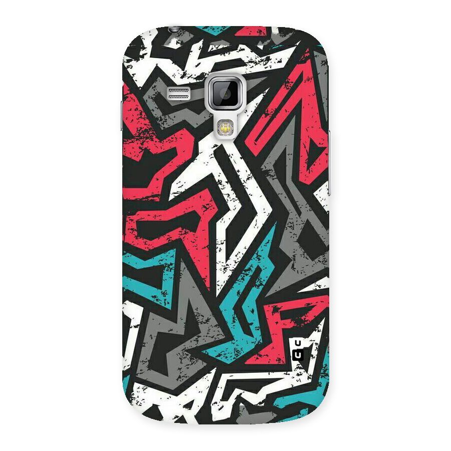 Rugged Strike Abstract Back Case for Galaxy S Duos