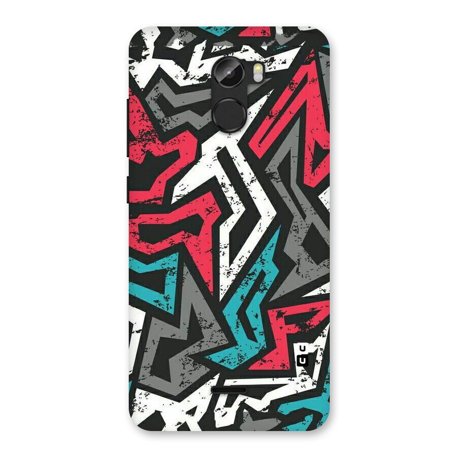 Rugged Strike Abstract Back Case for Gionee X1