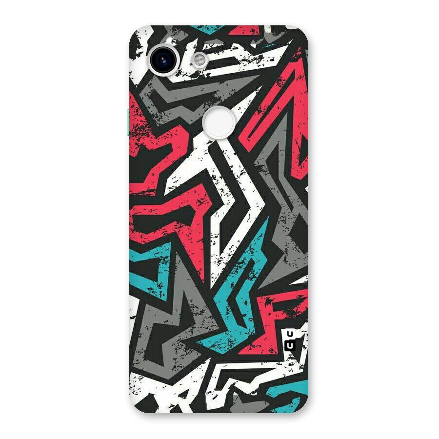 Rugged Strike Abstract Back Case for Google Pixel 3