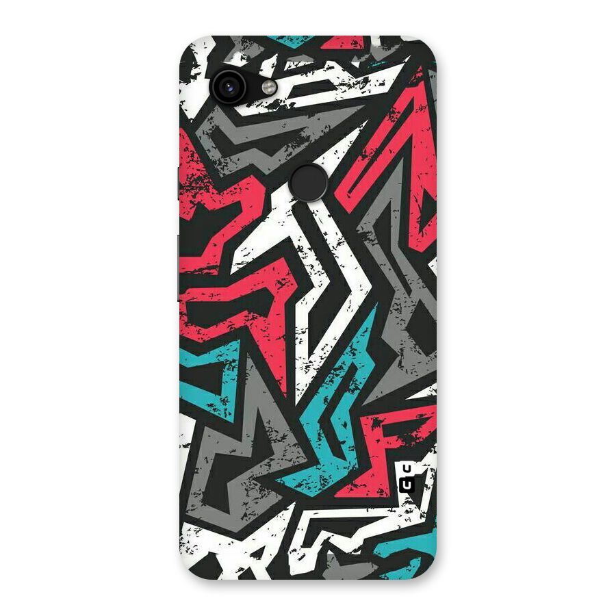 Rugged Strike Abstract Back Case for Google Pixel 3a XL