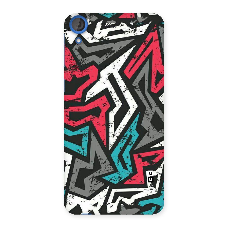 Rugged Strike Abstract Back Case for HTC Desire 820