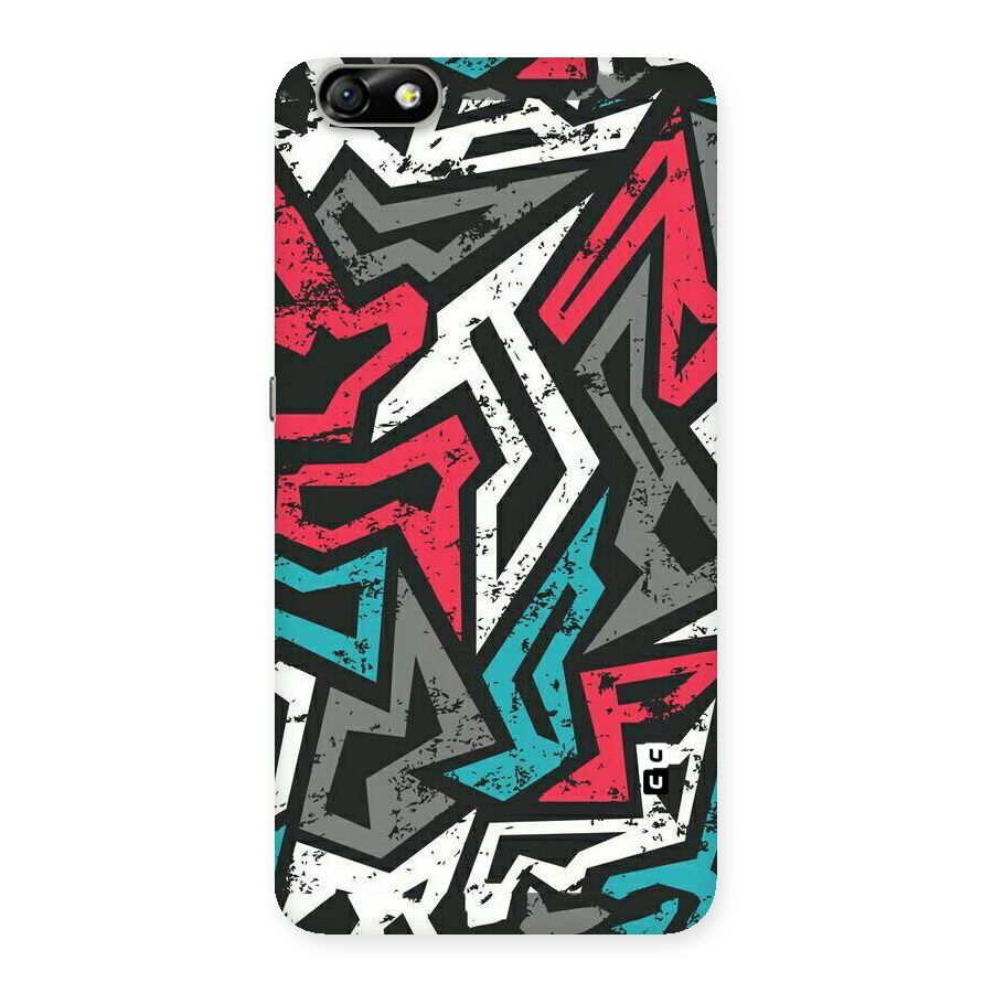 Rugged Strike Abstract Back Case for Honor 4X