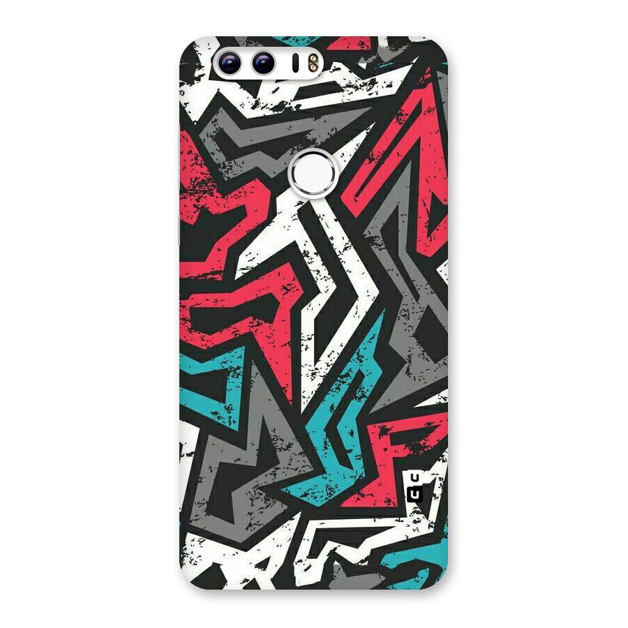 Rugged Strike Abstract Back Case for Honor 8