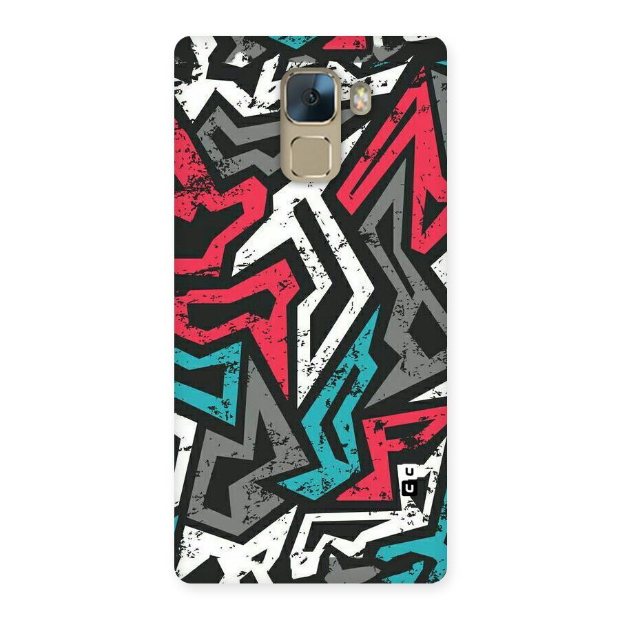 Rugged Strike Abstract Back Case for Huawei Honor 7