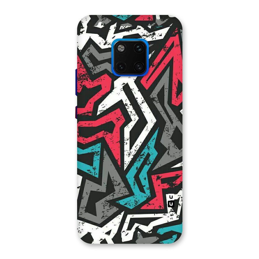 Rugged Strike Abstract Back Case for Huawei Mate 20 Pro