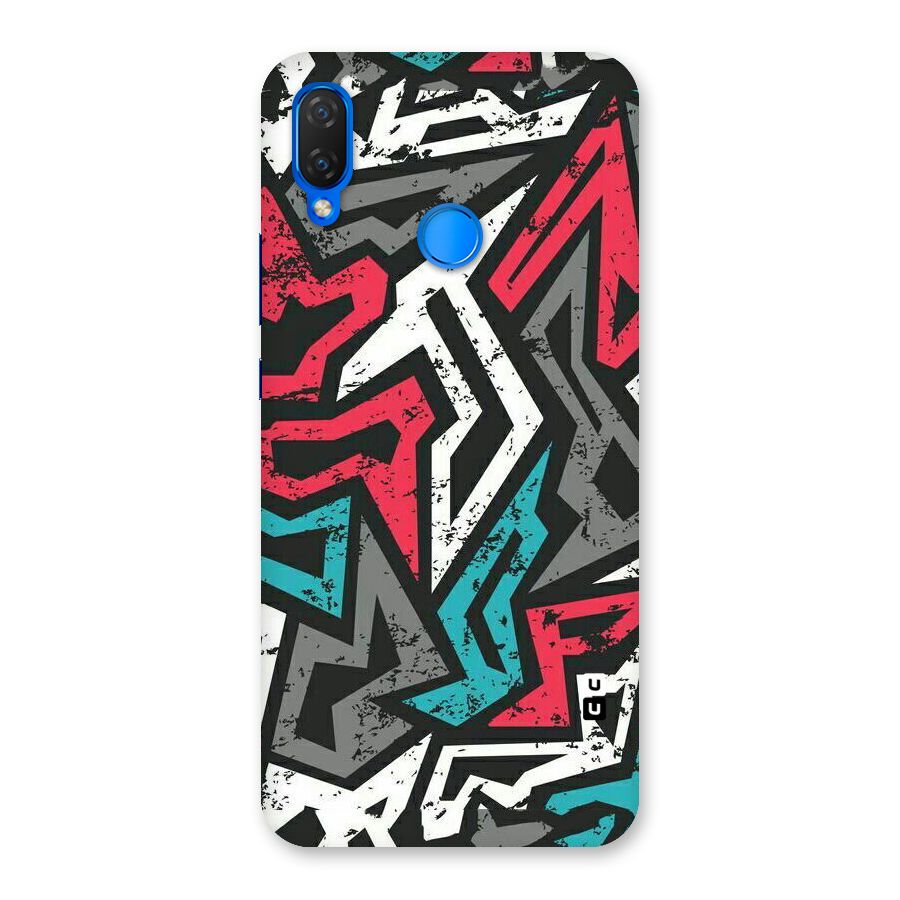Rugged Strike Abstract Back Case for Huawei Nova 3i