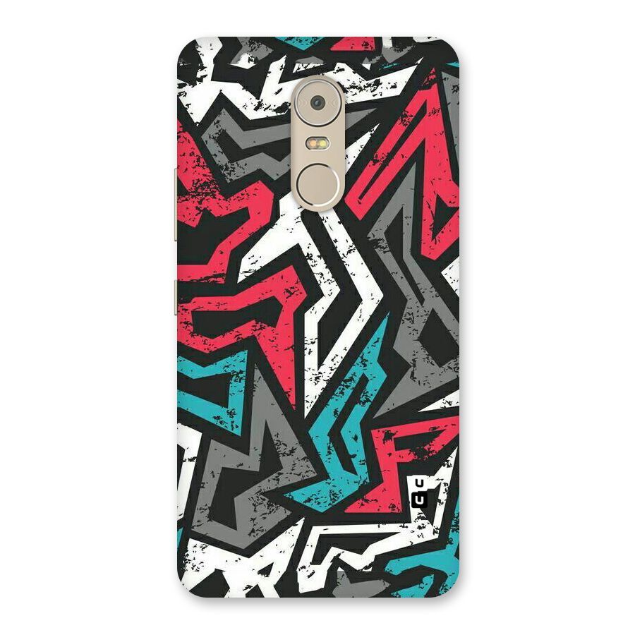 Rugged Strike Abstract Back Case for Lenovo K6 Note