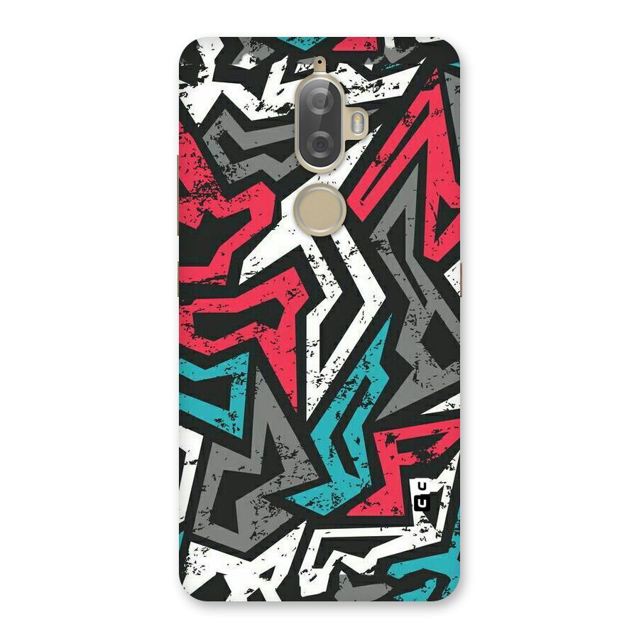 Rugged Strike Abstract Back Case for Lenovo K8 Plus