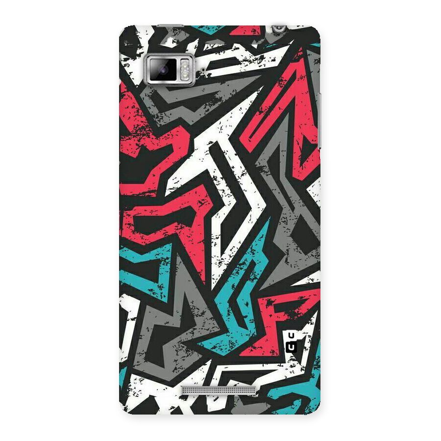 Rugged Strike Abstract Back Case for Lenovo Vibe Z K910
