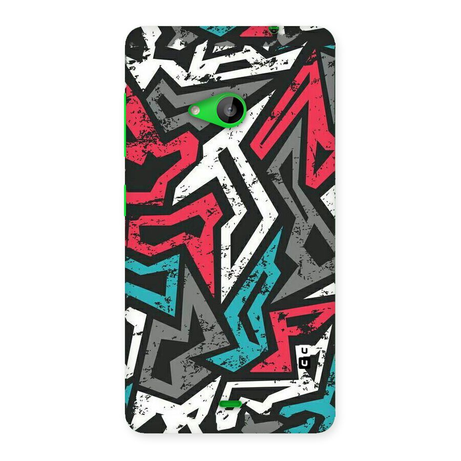 Rugged Strike Abstract Back Case for Lumia 535