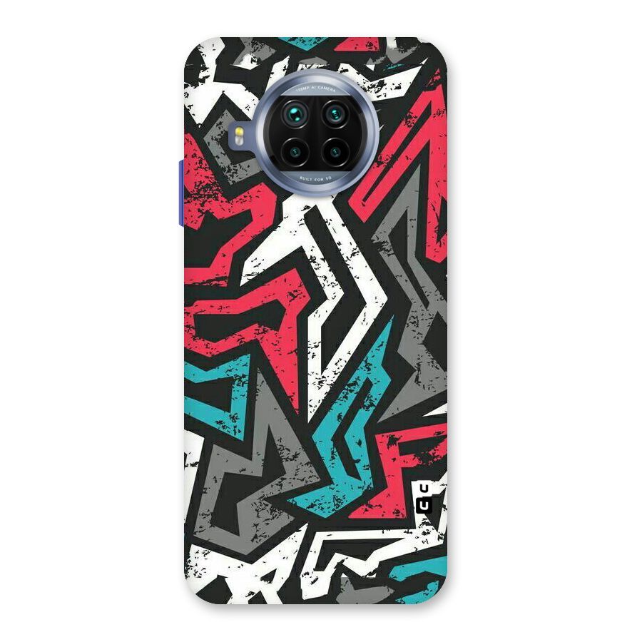 Rugged Strike Abstract Back Case for Mi 10i