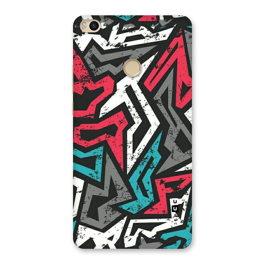 Rugged Strike Abstract Back Case for Mi Max 2