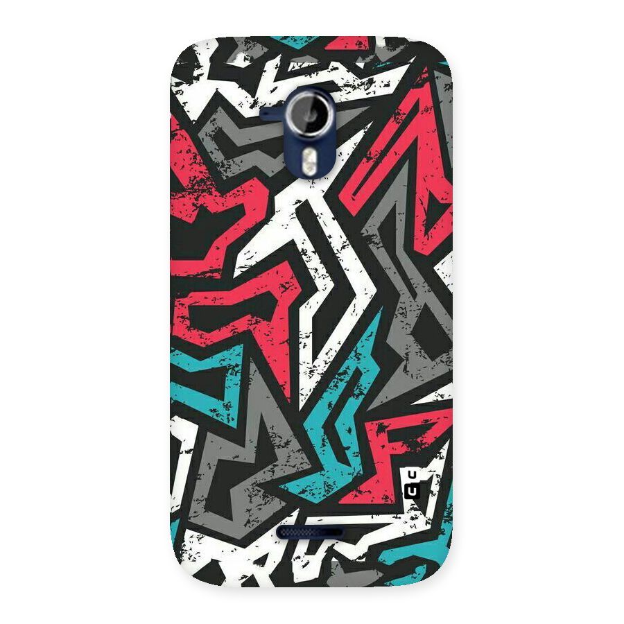 Rugged Strike Abstract Back Case for Micromax Canvas Magnus A117