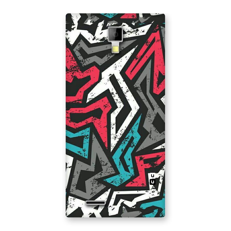 Rugged Strike Abstract Back Case for Micromax Canvas Xpress A99