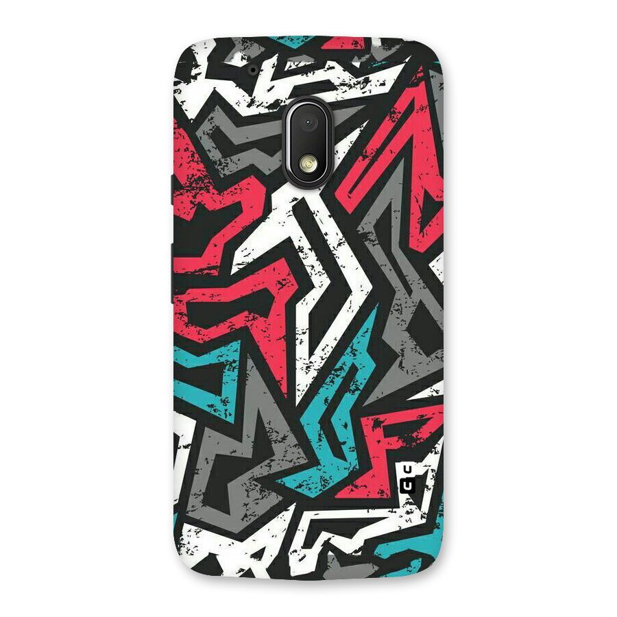 Rugged Strike Abstract Back Case for Moto G4 Play