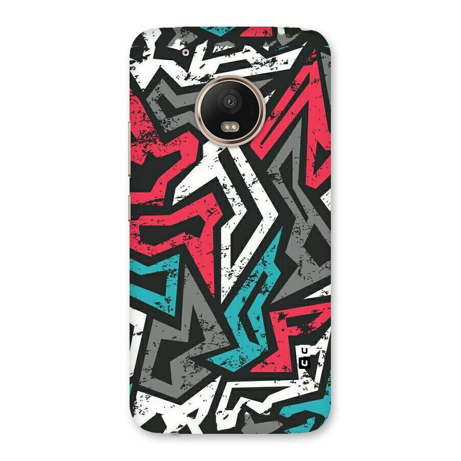 Rugged Strike Abstract Back Case for Moto G5 Plus