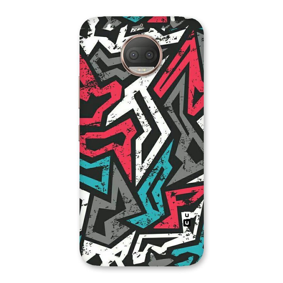 Rugged Strike Abstract Back Case for Moto G5s Plus