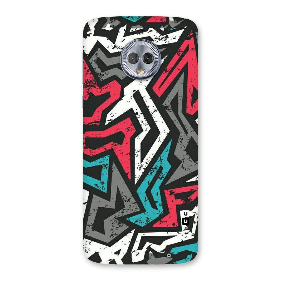 Rugged Strike Abstract Back Case for Moto G6 Plus