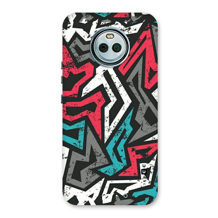 Rugged Strike Abstract Back Case for Moto X4