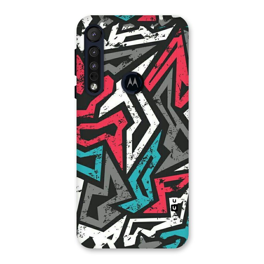Rugged Strike Abstract Back Case for Motorola One Macro