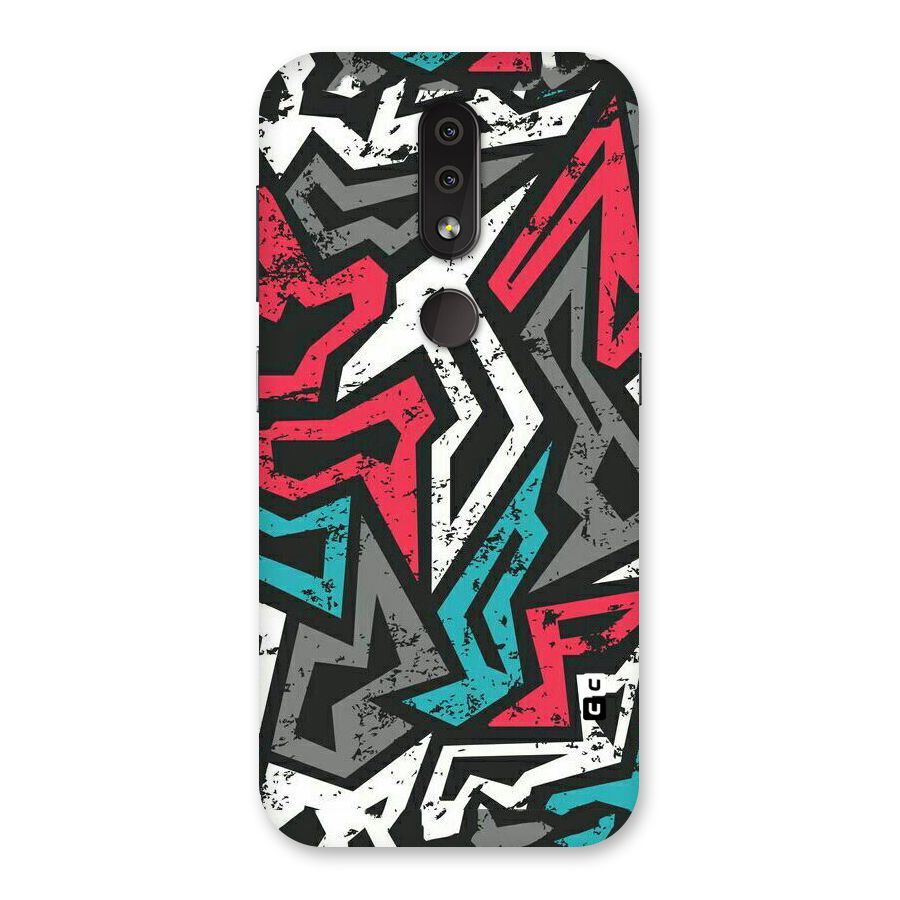 Rugged Strike Abstract Back Case for Nokia 4.2