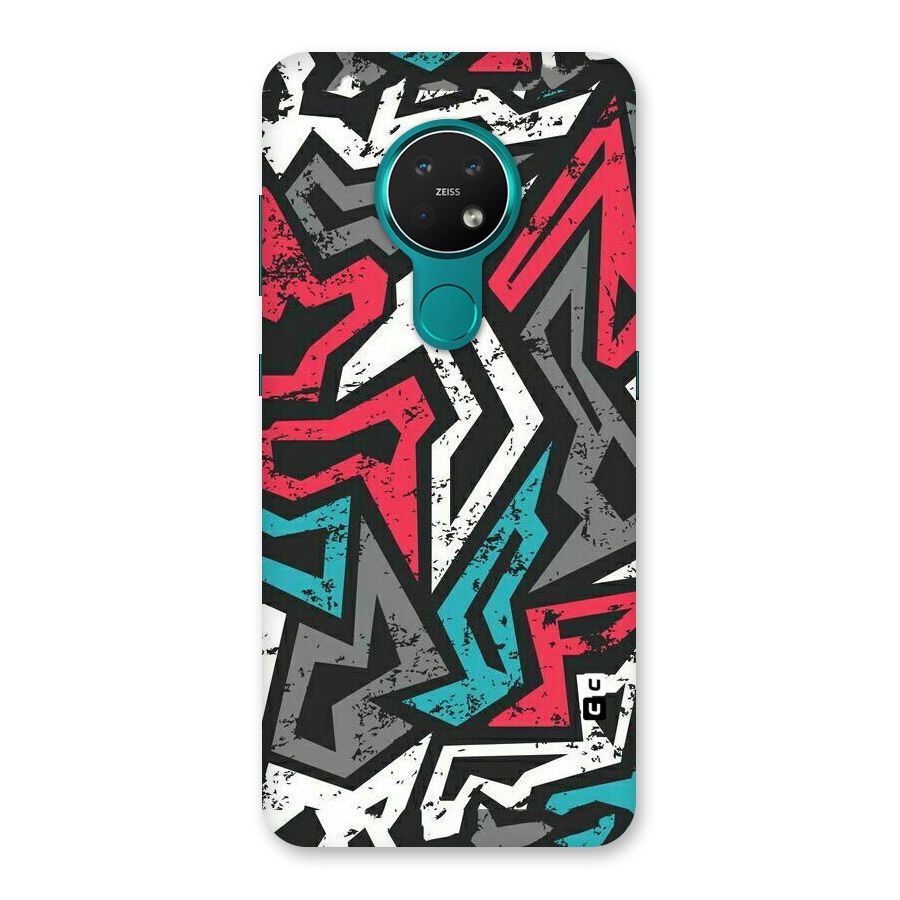 Rugged Strike Abstract Back Case for Nokia 7.2