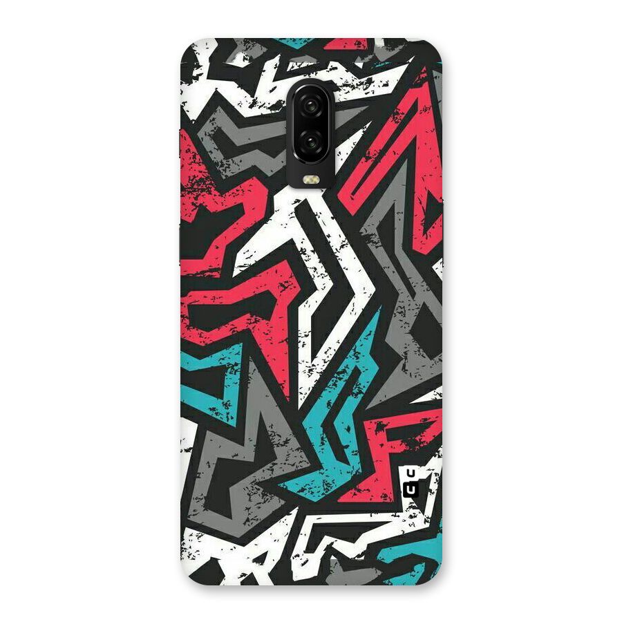 Rugged Strike Abstract Back Case for OnePlus 6T