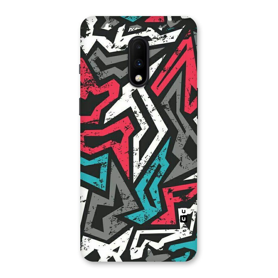 Rugged Strike Abstract Back Case for OnePlus 7
