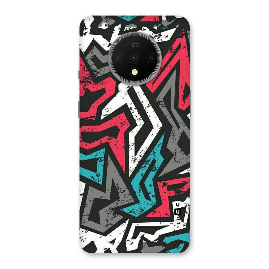 Rugged Strike Abstract Back Case for OnePlus 7T