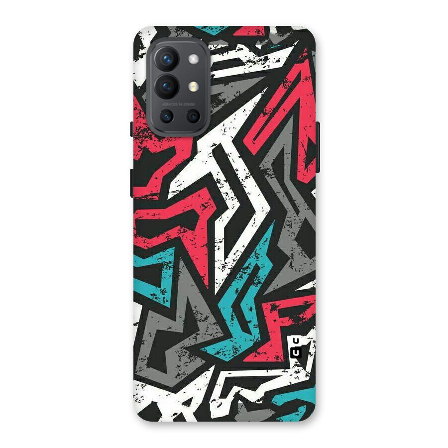 Rugged Strike Abstract Back Case for OnePlus 9R