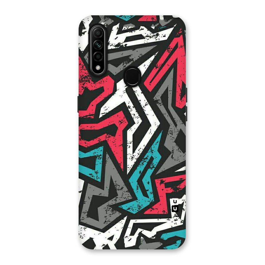 Rugged Strike Abstract Back Case for Oppo A31