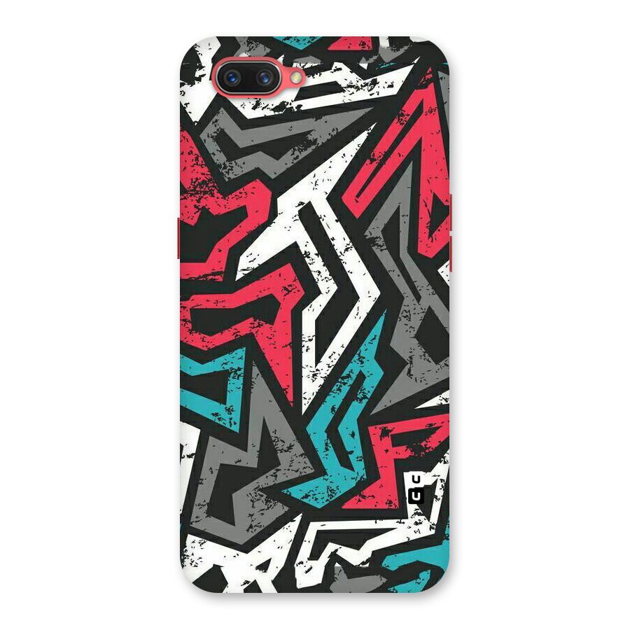 Rugged Strike Abstract Back Case for Oppo A3s