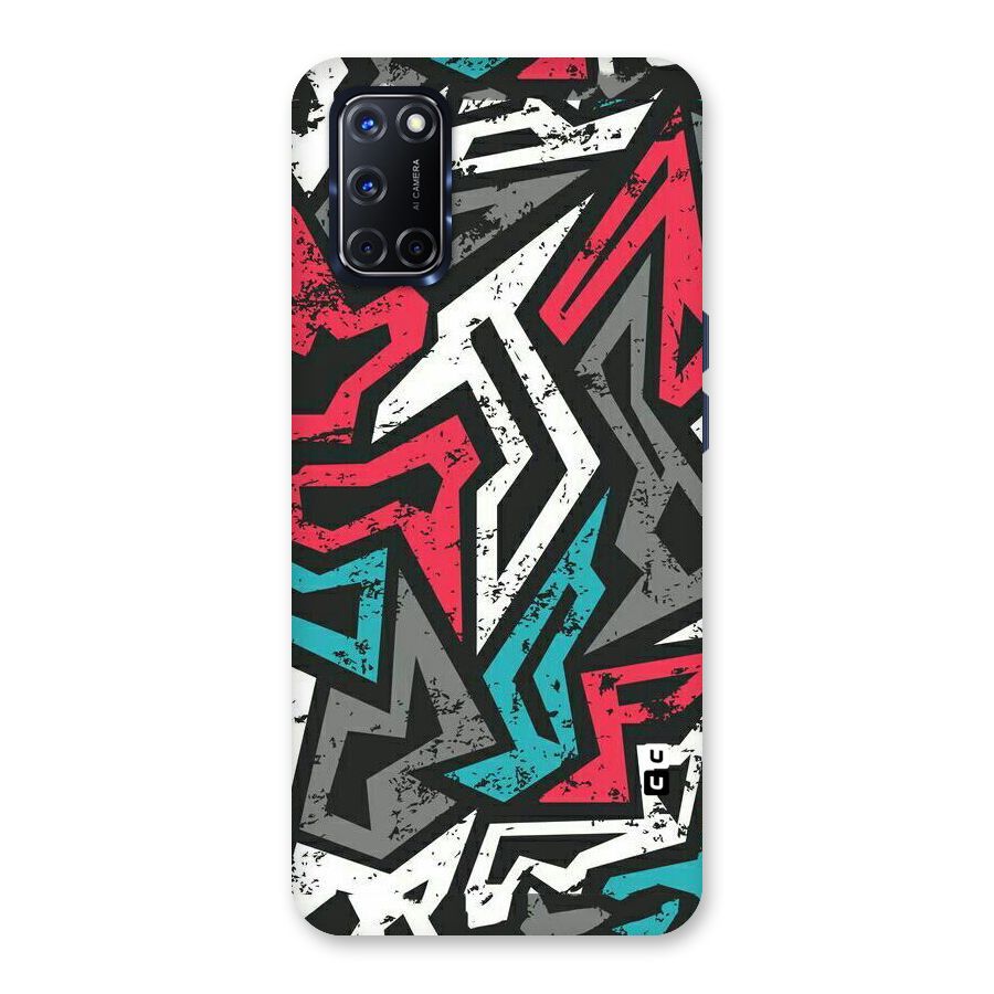 Rugged Strike Abstract Back Case for Oppo A52