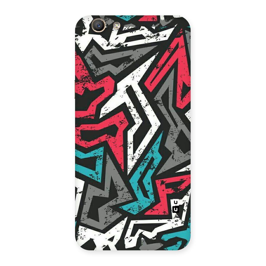 Rugged Strike Abstract Back Case for Oppo A59