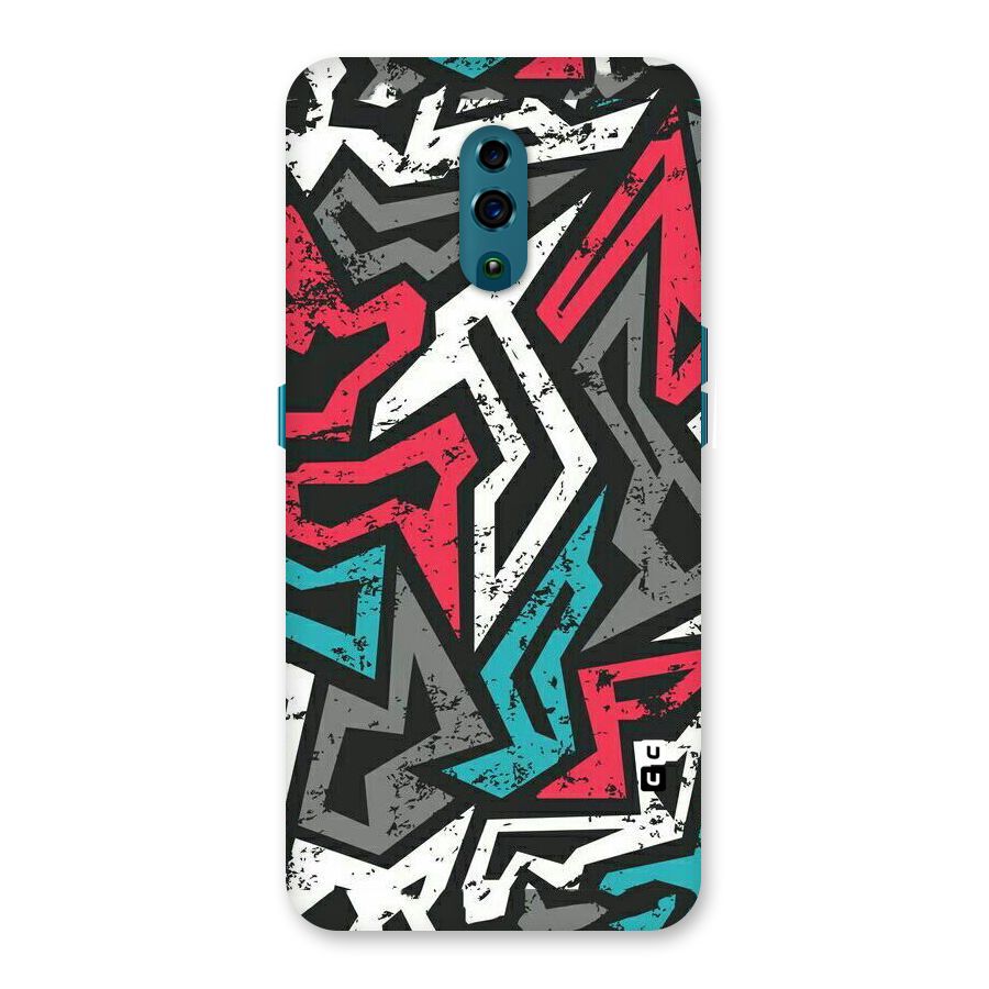 Rugged Strike Abstract Back Case for Oppo Reno