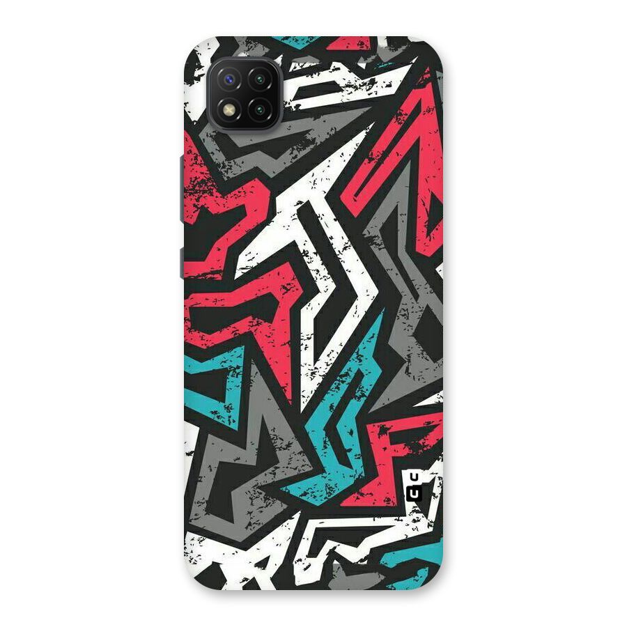 Rugged Strike Abstract Back Case for Poco C3