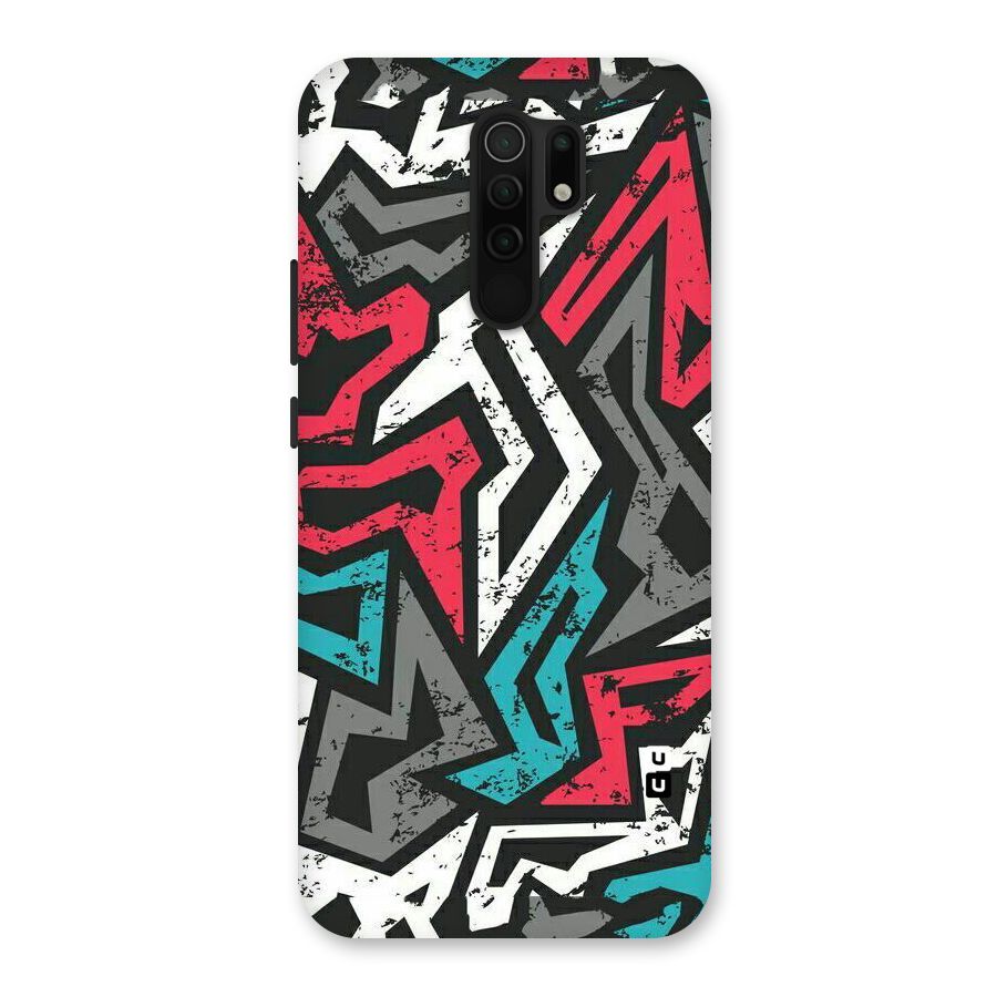 Rugged Strike Abstract Back Case for Poco M2