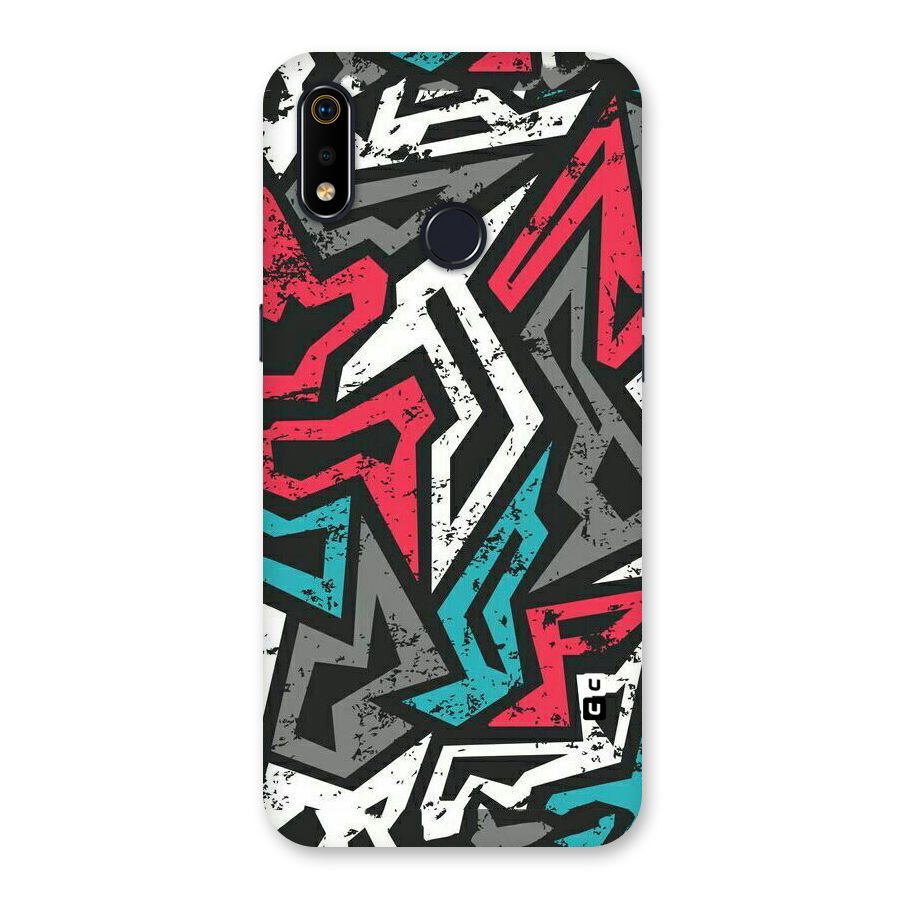 Rugged Strike Abstract Back Case for Realme 3i