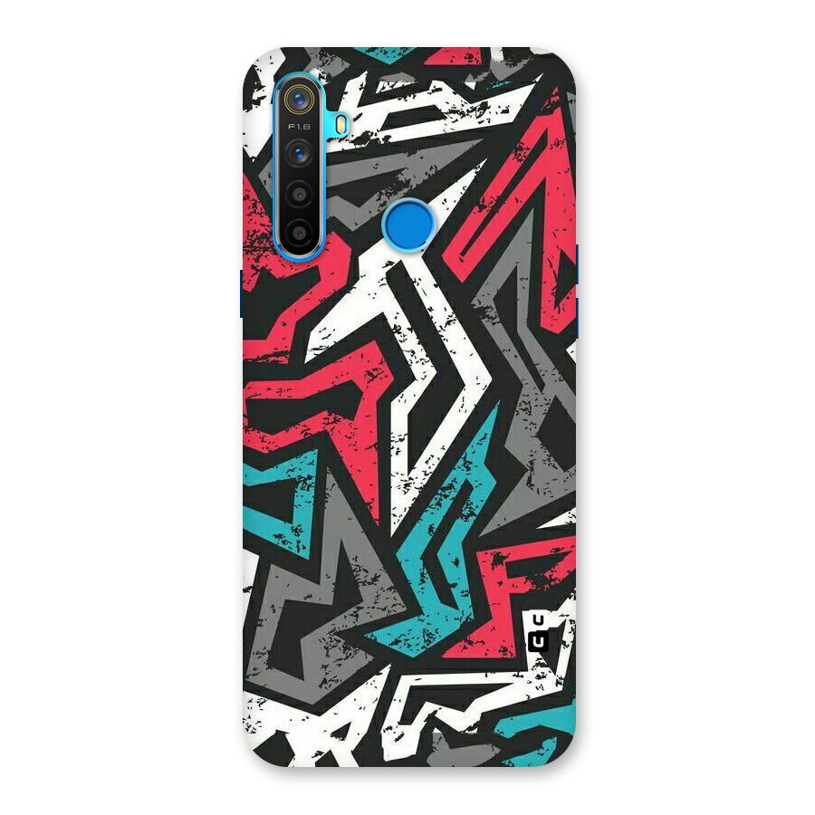 Rugged Strike Abstract Back Case for Realme 5