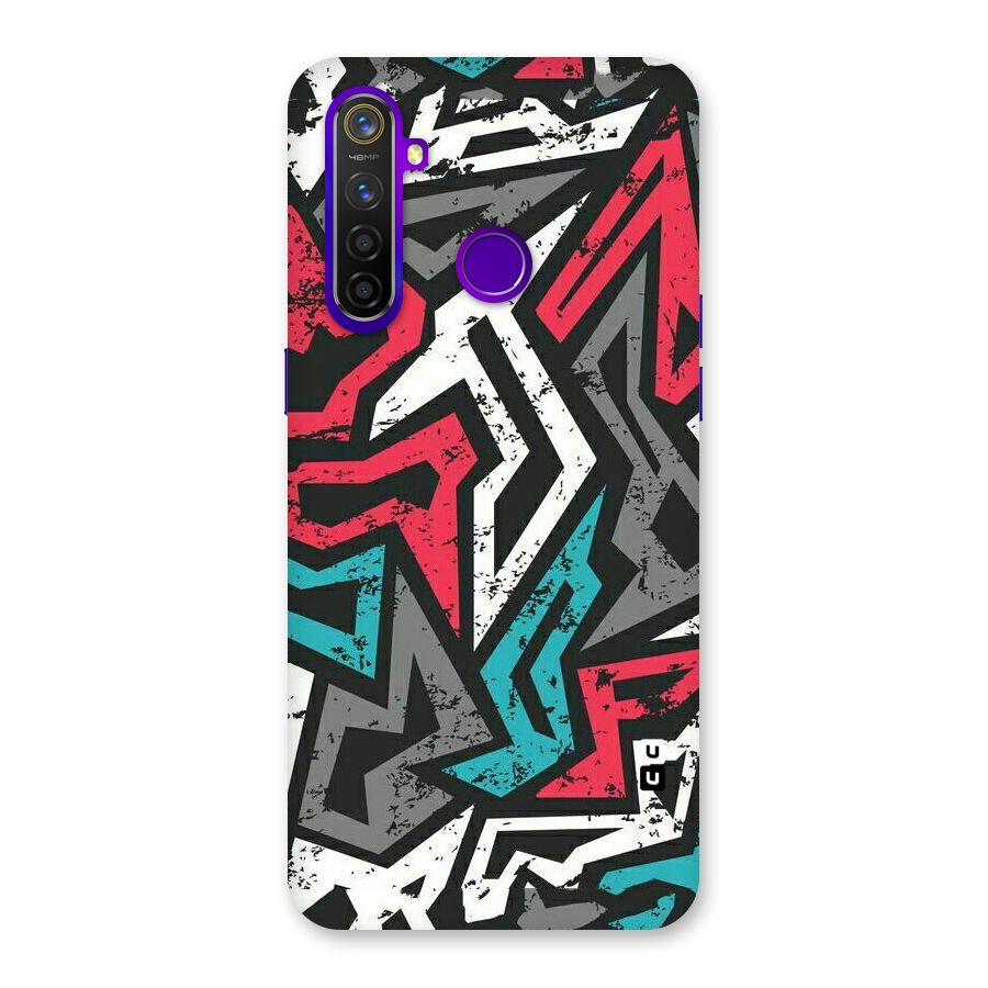 Rugged Strike Abstract Back Case for Realme 5 Pro