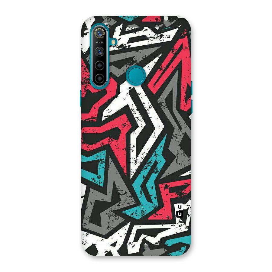 Rugged Strike Abstract Back Case for Realme 5i